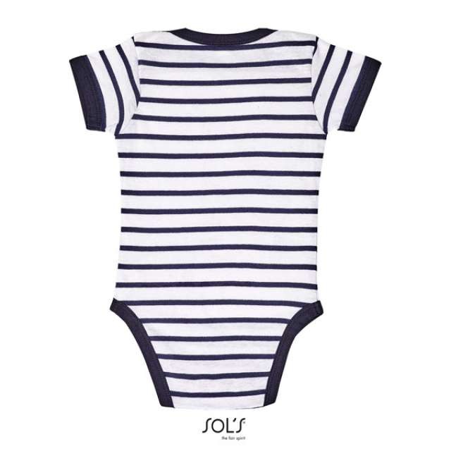 SOL'S MILES BABY - STRIPED BODYSUIT