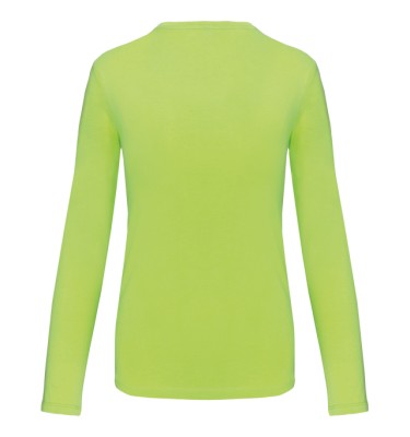 LADIES' LONG-SLEEVED CREW NECK T-SHIRT