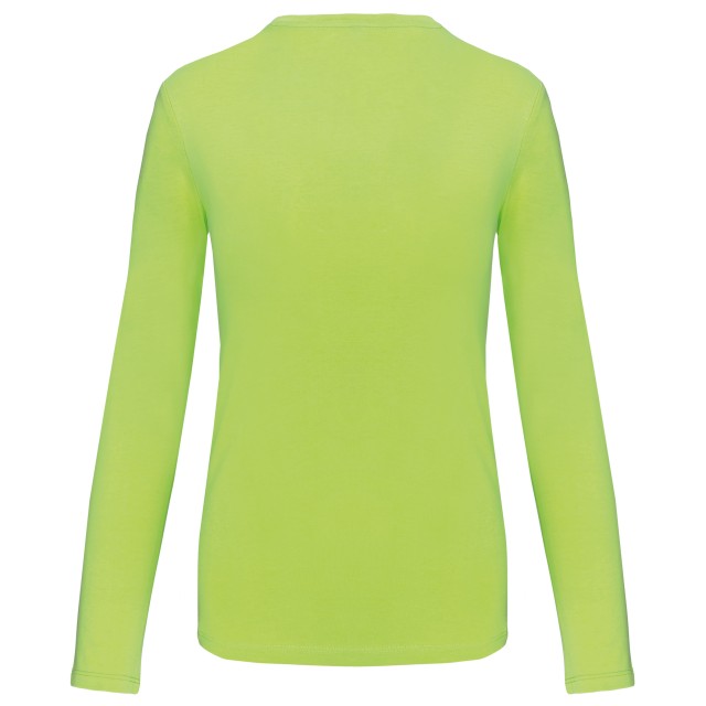 LADIES' LONG-SLEEVED CREW NECK T-SHIRT