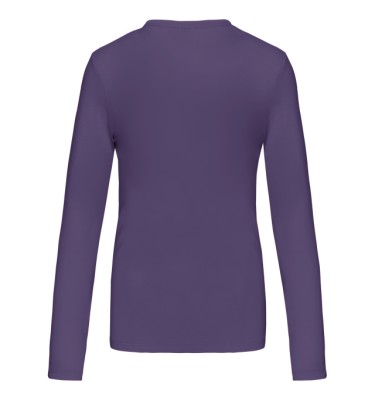 LADIES' LONG-SLEEVED CREW NECK T-SHIRT