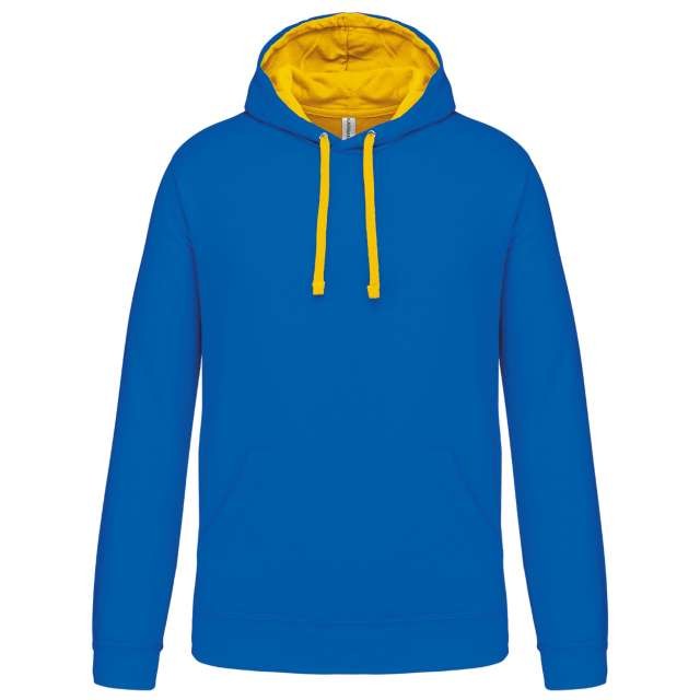MEN'S CONTRAST HOODED SWEATSHIRT