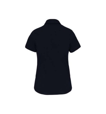LADIES' SHORT-SLEEVED COTTON/ELASTANE SHIRT