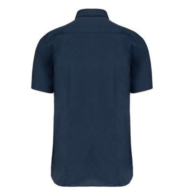 SHORT-SLEEVED COTTON/ELASTANE SHIRT