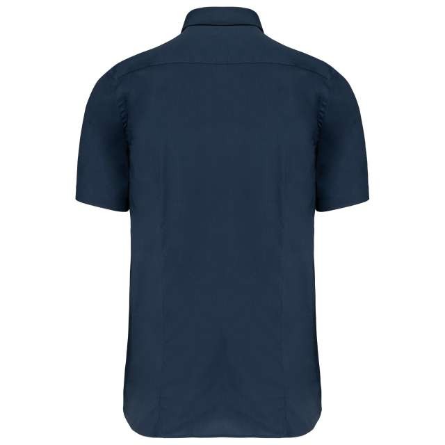 SHORT-SLEEVED COTTON/ELASTANE SHIRT