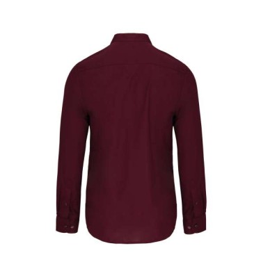 MEN'S LONG-SLEEVED MANDARIN COLLAR SHIRT
