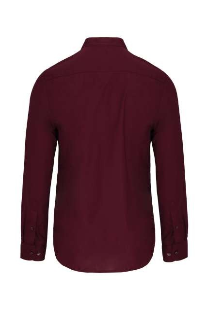 MEN'S LONG-SLEEVED MANDARIN COLLAR SHIRT