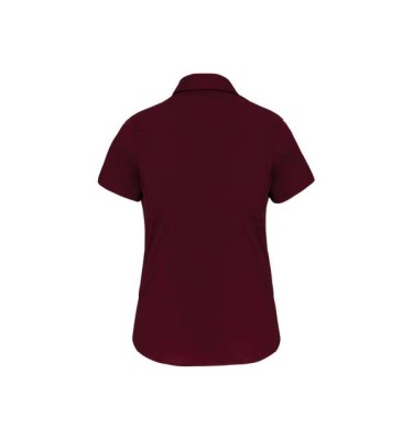 LADIES' SHORT-SLEEVED COTTON/ELASTANE SHIRT