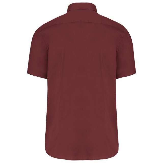 SHORT-SLEEVED COTTON/ELASTANE SHIRT