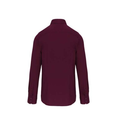 LONG-SLEEVED COTTON/ELASTANE SHIRT