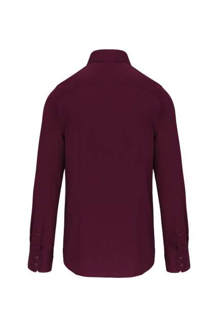 LONG-SLEEVED COTTON/ELASTANE SHIRT