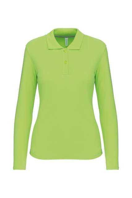 LADIES' LONG-SLEEVED POLO SHIRT
