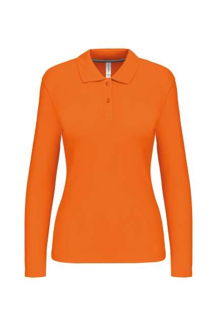 LADIES' LONG-SLEEVED POLO SHIRT