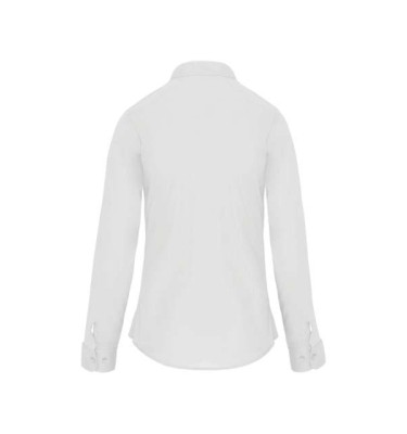 LADIES' LONG-SLEEVED MANDARIN COLLAR SHIRT