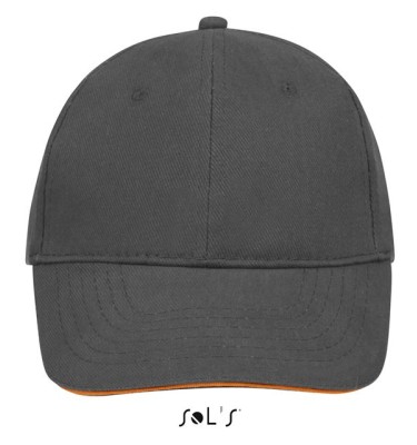Dark grey/orange