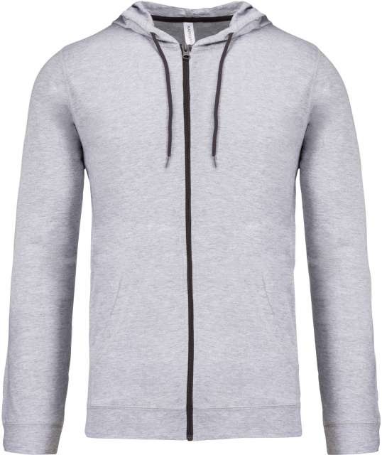 LIGHTWEIGHT COTTON HOODED SWEATSHIRT