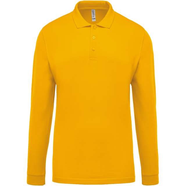 MEN'S LONG-SLEEVED PIQUÉ POLO SHIRT