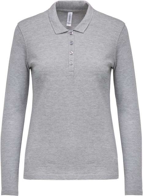 LADIES’ LONG-SLEEVED PIQUÉ POLO SHIRT