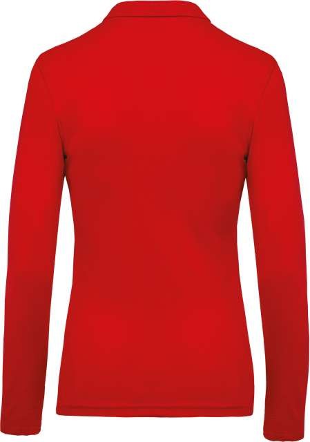 LADIES’ LONG-SLEEVED PIQUÉ POLO SHIRT