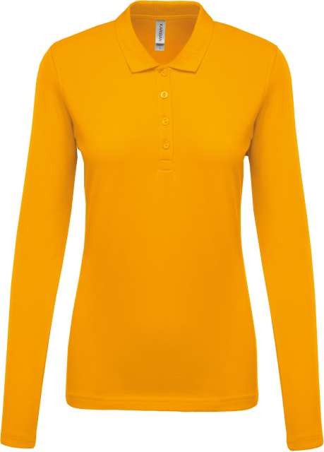 LADIES’ LONG-SLEEVED PIQUÉ POLO SHIRT