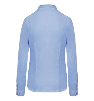 LADIES’ LONG-SLEEVED COTTON POPLIN SHIRT
