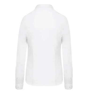 LADIES’ LONG-SLEEVED COTTON POPLIN SHIRT