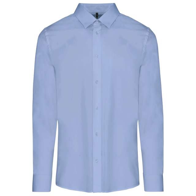 MEN’S LONG-SLEEVED COTTON POPLIN SHIRT