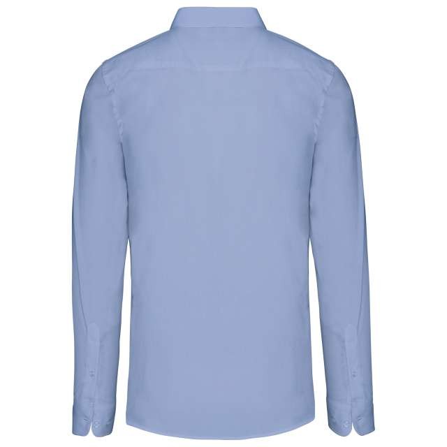 MEN’S LONG-SLEEVED COTTON POPLIN SHIRT