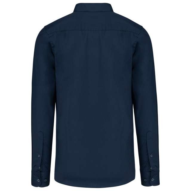 MEN’S LONG-SLEEVED COTTON POPLIN SHIRT
