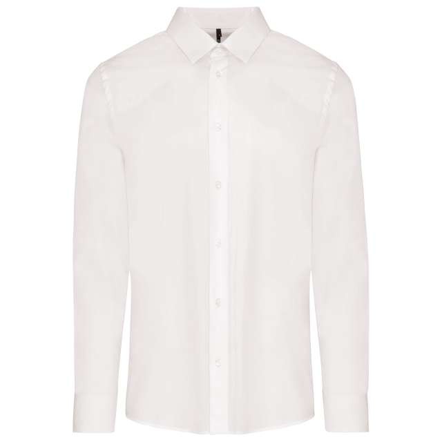 MEN’S LONG-SLEEVED COTTON POPLIN SHIRT