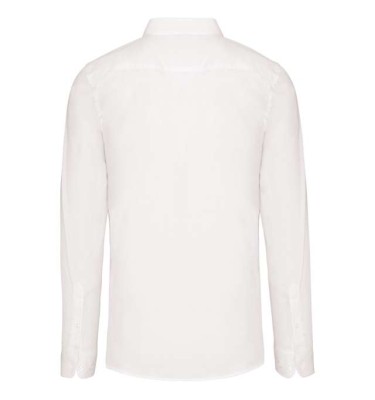 MEN’S LONG-SLEEVED COTTON POPLIN SHIRT