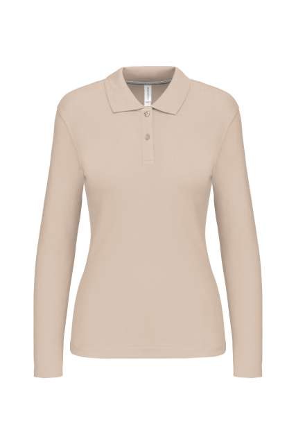 LADIES' LONG-SLEEVED POLO SHIRT
