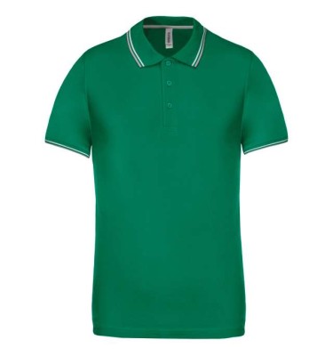 Kelly green/light grey/white