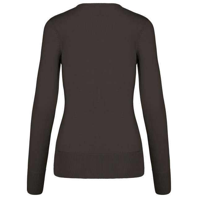 LADIES' V-NECK JUMPER