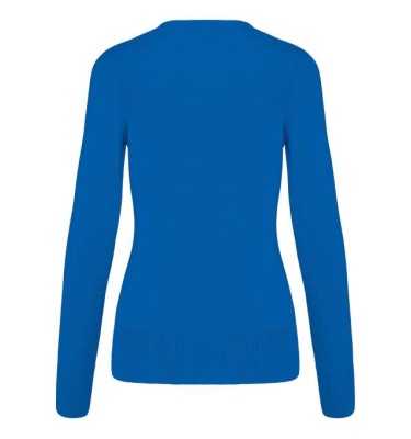 LADIES' V-NECK JUMPER