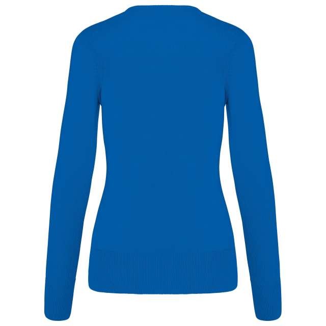 LADIES' V-NECK JUMPER