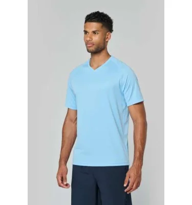 MEN’S V-NECK SHORT-SLEEVED SPORTS T-SHIRT