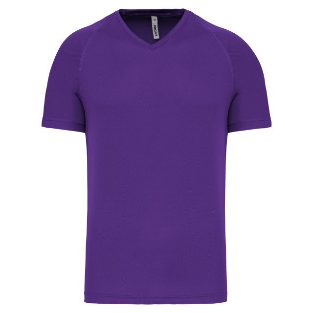 MEN’S V-NECK SHORT-SLEEVED SPORTS T-SHIRT