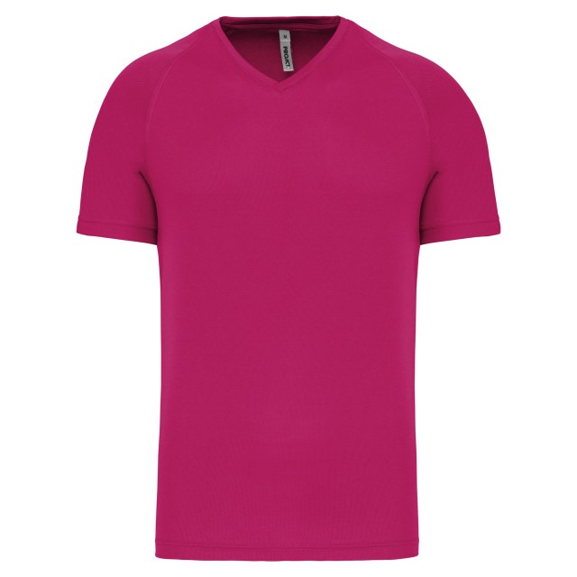 MEN’S V-NECK SHORT-SLEEVED SPORTS T-SHIRT