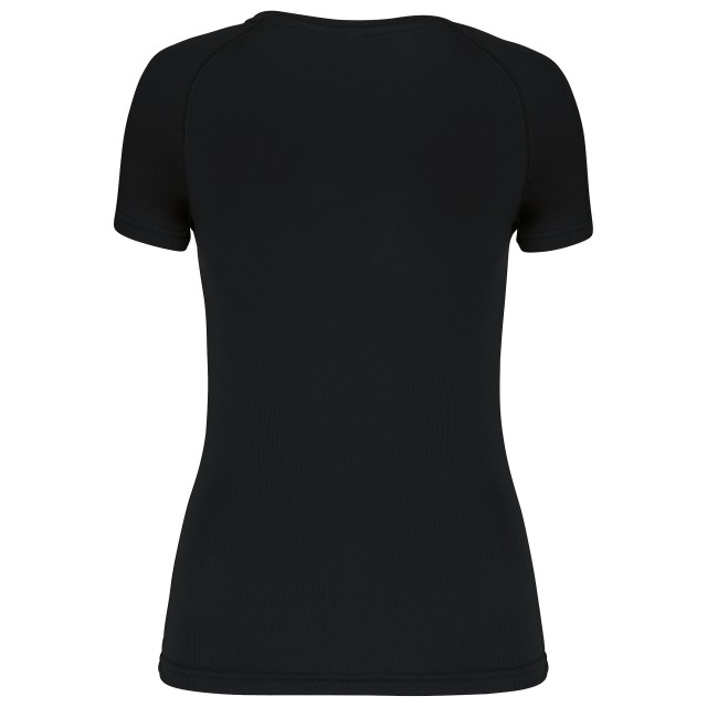LADIES’ V-NECK SHORT-SLEEVED SPORTS T-SHIRT
