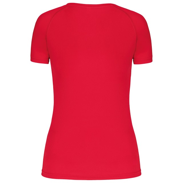 LADIES’ V-NECK SHORT-SLEEVED SPORTS T-SHIRT