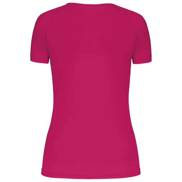 LADIES’ V-NECK SHORT-SLEEVED SPORTS T-SHIRT