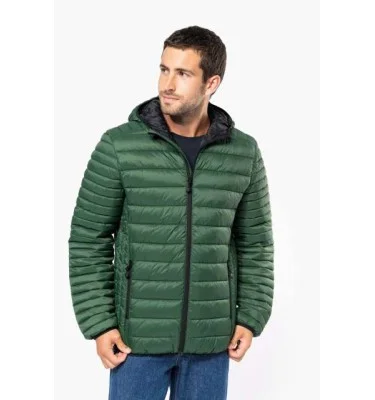 MEN'S LIGHTWEIGHT HOODED PADDED JACKET