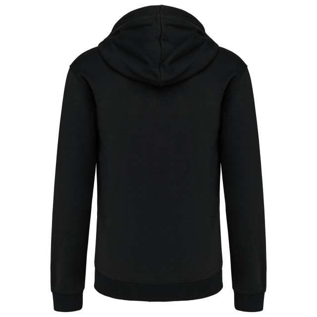 MEN'S CONTRAST HOODED FULL ZIP SWEATSHIRT
