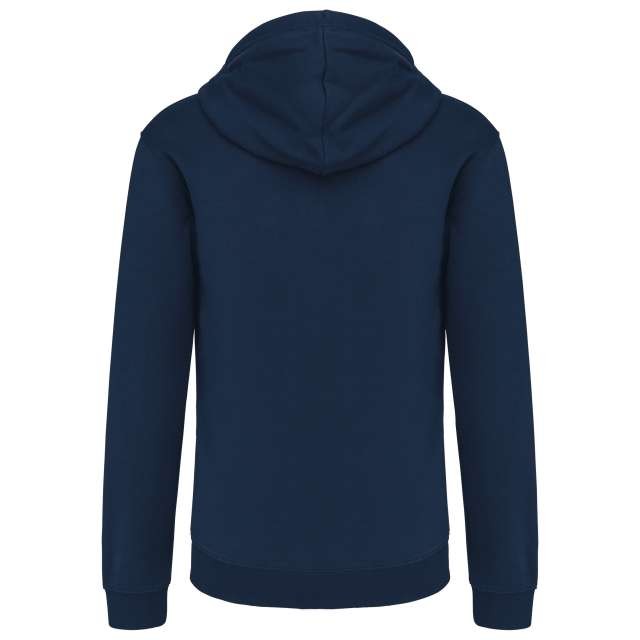 MEN'S CONTRAST HOODED FULL ZIP SWEATSHIRT