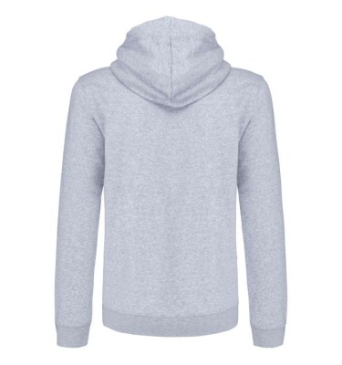 MEN'S CONTRAST HOODED FULL ZIP SWEATSHIRT