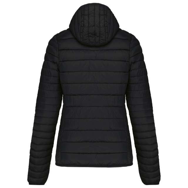 LADIES' LIGHTWEIGHT HOODED PADDED JACKET