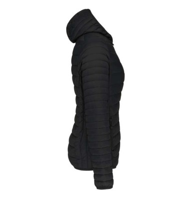 LADIES' LIGHTWEIGHT HOODED PADDED JACKET
