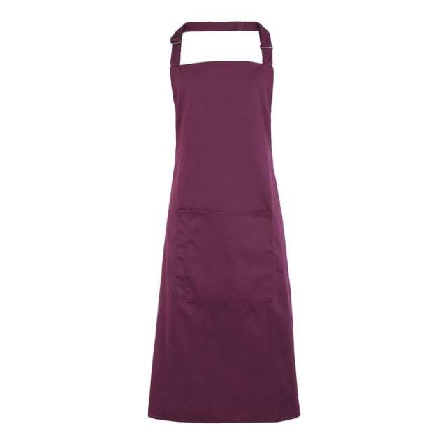 'COLOURS COLLECTION’ BIB APRON WITH POCKET