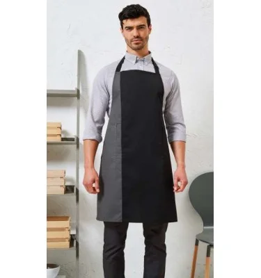 'COLOURS COLLECTION’ CONTRAST BIB APRON