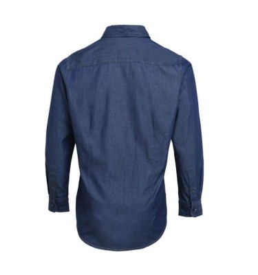 MEN’S JEANS STITCH DENIM SHIRT